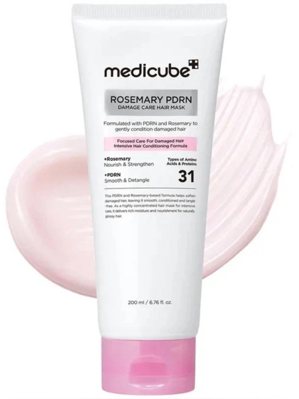 NIB Medicube Rosemary PDRN Damage Care Hair Mask 200ml | K-Beauty Hair Treatment